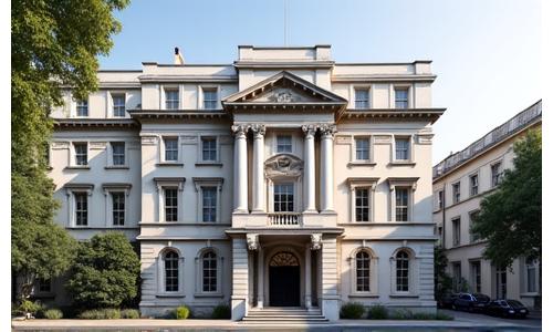 Exterior of a prestigious London building